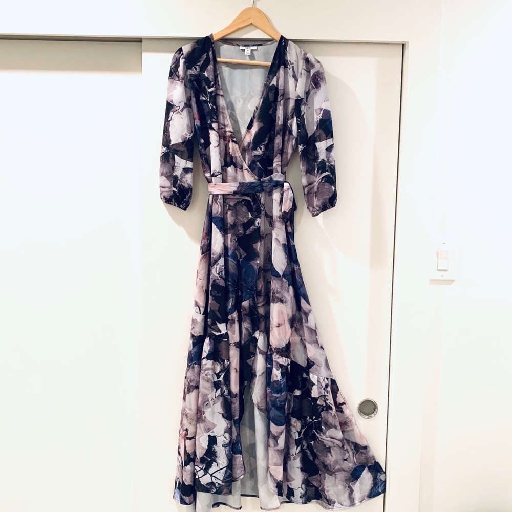 Bar lll maxi wrap dress